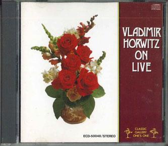 

CD VARIOUS - Horowitz On Live ECD50048 EYEBIC Japan Classical Used