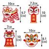 2026 Chinese New Year Hanging Decorations Red Spring Festival Hanging Ornament Pendants Chinese Horse New Year Party Supplies