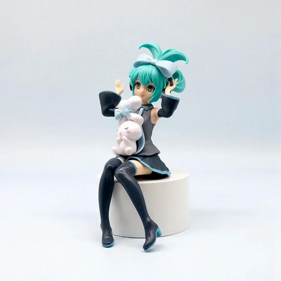 

IN stock Sexy Girls Hatsune Miku Anime Figure Fashion Subclture Miku Action Figure Xmas Present PVC Collection Model Doll Playthings