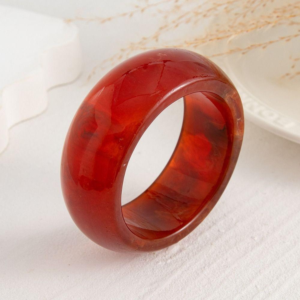 Übertriebene Große Acryl-Armreifen Vintage Geometrische Charm-Armbänder Schmuck Geschenk