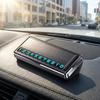 Solar Car Phone Number Plate Led Lighting Temporary Parking Card Hidden Plates Car Park Stop Multiple Number Parking Gadgets