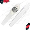 Kotarbau® Window Handle For Balcony Doors And Windows White Spindle 35 Mm Set Of 10