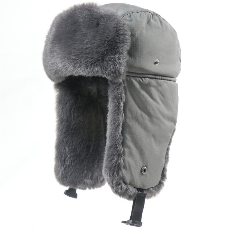 Men's and Women's New Hats Autumn and Winter Fleece Thickened Cycling Headgear Hat Windproof and Cold Cotton Hat To Increase Head Circumference
