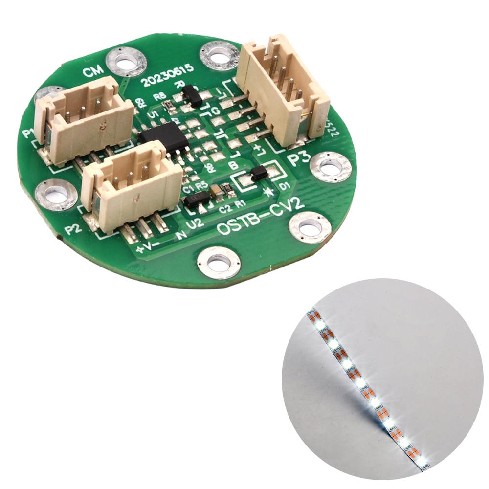 Round RGB LED Colorful River Light Touch Induction Switch Air Separator River Table Light Strip Cell DIY Coil Kit Drive Module