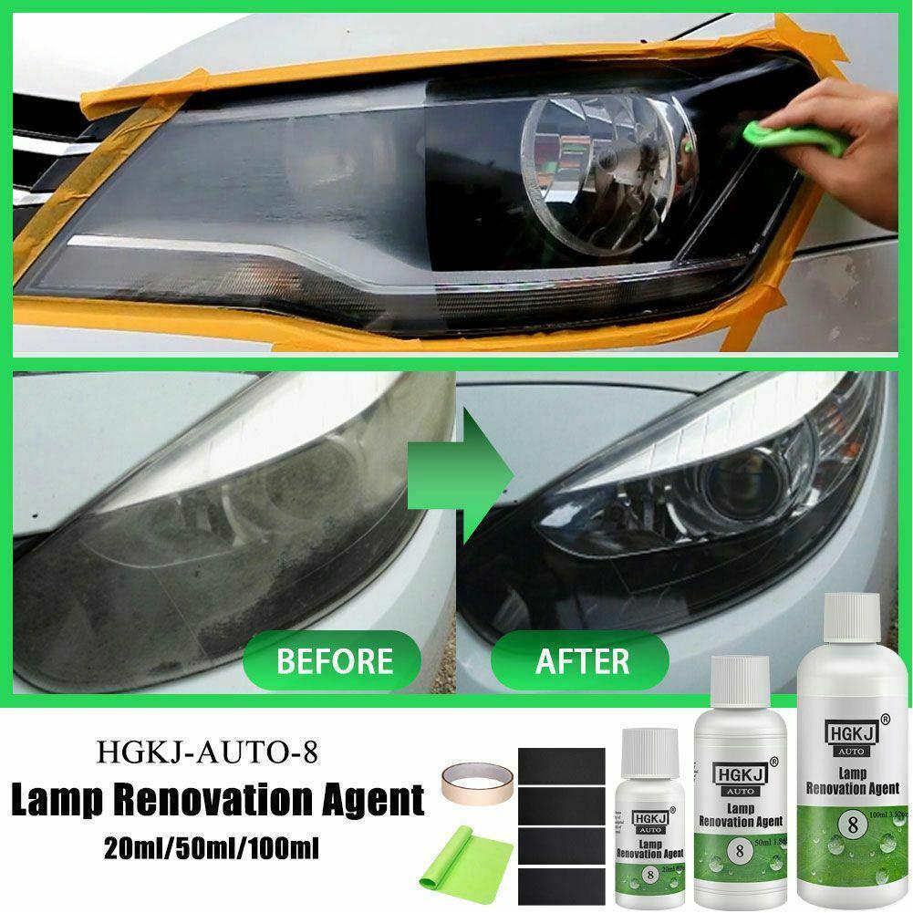 Cheap HGKJ Headlight Restorer Car Light Polishing Kit Chemical Repair
