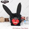 Fuggler Monstre Moche Original Porte-clés Pendentif Poupée Monstre aux Dents Drôles Compte Underoo McGoo Lapin Rose enragé 12-14cm Jouet Cadeau
