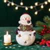 Christmas Decorations Snowman Resin Crafts Home Desktop Decorations Add A Sense Of Festive Atmosphere