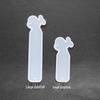 DIY Epoxy Crystal Fish Tail Bookmark Mold - Cute UV Resin Ruler & Mirror Mold for Jewelry