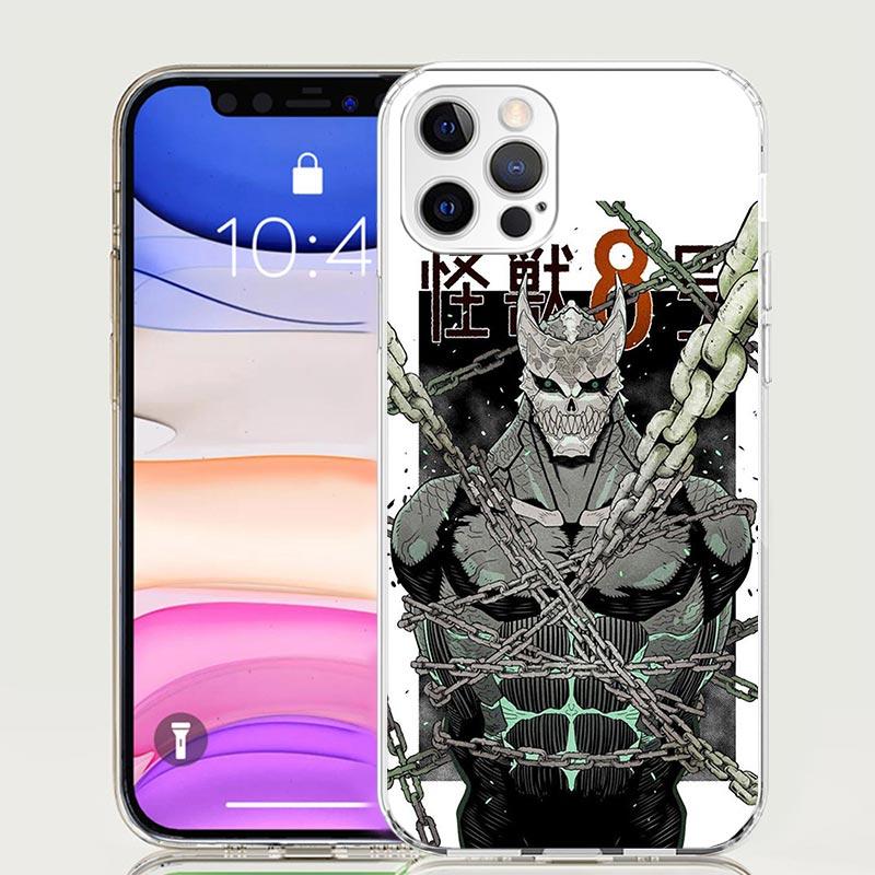 

Kaiju No. 8 Anime Phone Case for Apple iPhone 17 Air 16 15 Plus 14 + 13 Mini 12 11 Pro Max 7 8 SE 16Max Soft Shell Cover Coque 1 iPhone 13 Pro