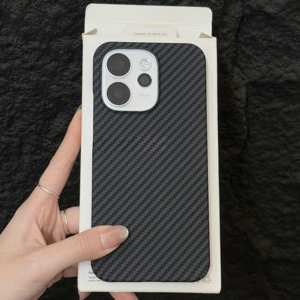 

Ultra Slim Shockproof Bumper Case Business Matte Carbon Fiber Pattern Texture Hard PC Protective Cover For OPPO Reno 15 15 Pro OPPO Reno15