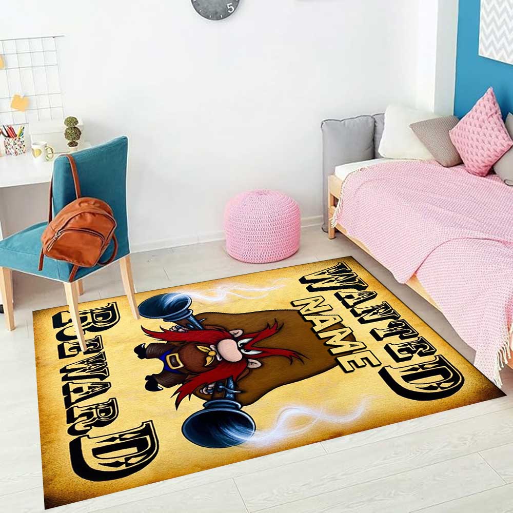 Warner Bros. Películas (7) Personaliza tu alfombra con nombre, cojín para silla de oficina, regalo para dormitorio sala de estar del hogar.