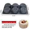 Tengyu 6-Cavity Silicone Charlotte Cake Mold