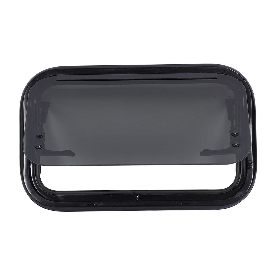 20 X 12 Inch RV Push Out Window with Hydraulic Support Rod Fixing Frame Rainproof Rounded Corner for Campervan