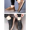 Soft Leather Slip-On Men's Casual Shoes: Trendy Spring/Autumn Design with Comfortable Sole