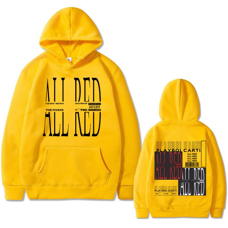 Rapper Playboi Carti Opium ALL RED Album Graphic