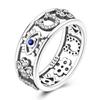 NEW Fashion 925 Silver Simple Infinity Finger Ring For Women Sparkling Twisted Stackable Rings Popular Anillo Engagement Jewelry
