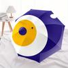 Colorful Evil Eye Amulet Pendant  Protection Charm Jewelry for Good Luck & Safety Umbrella, Portable 3 Fold Compact Umbrella for Men & Women,S217