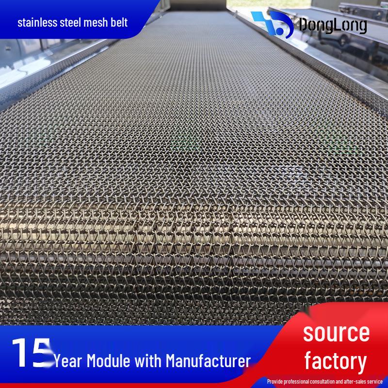 High-Temperature Resistant 304 Stainless Steel Mesh Conveyor Belt B-Type