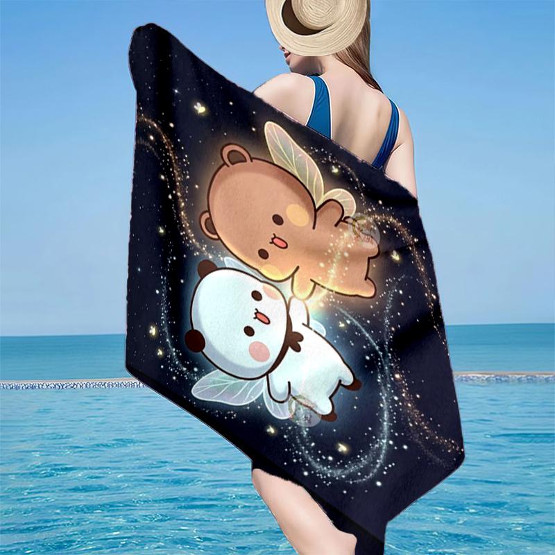 Bobo Dudu Dreams Moon Night Beach Towel, Super Soft Microfiber, Gift for Her/Him, Birthday, for Pool, Beach, Travel, Home Decor Fan gifts