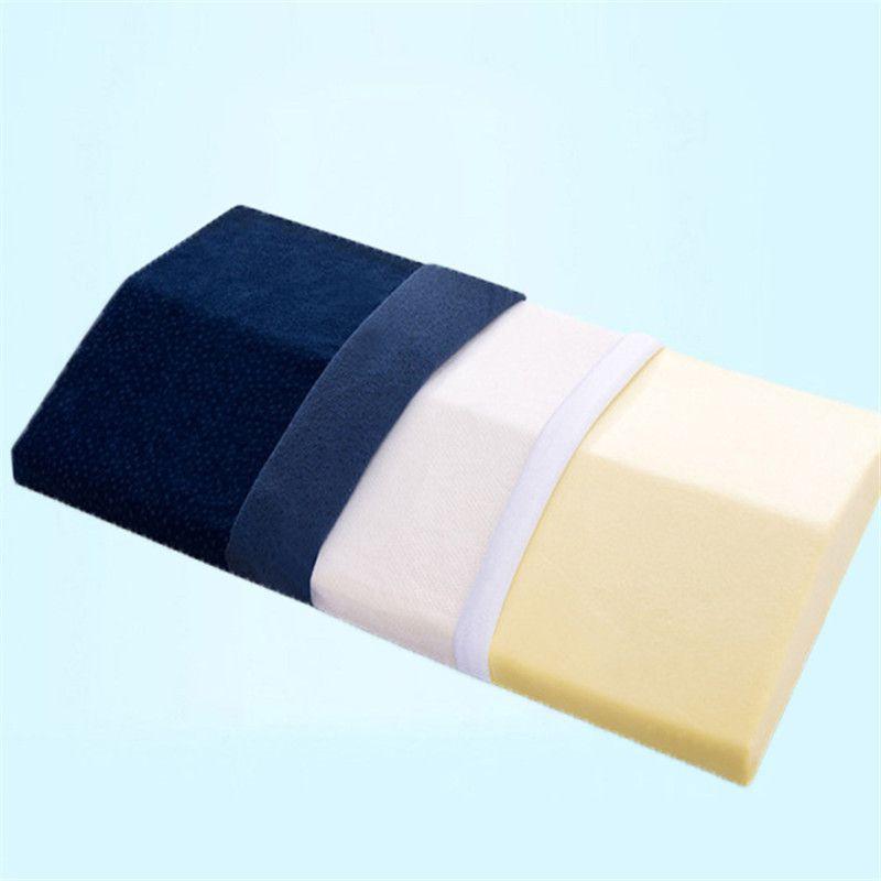 Premium Memory Foam Lumbar Support Wedge Pillow For Ultimate Back And Leg Comfort
