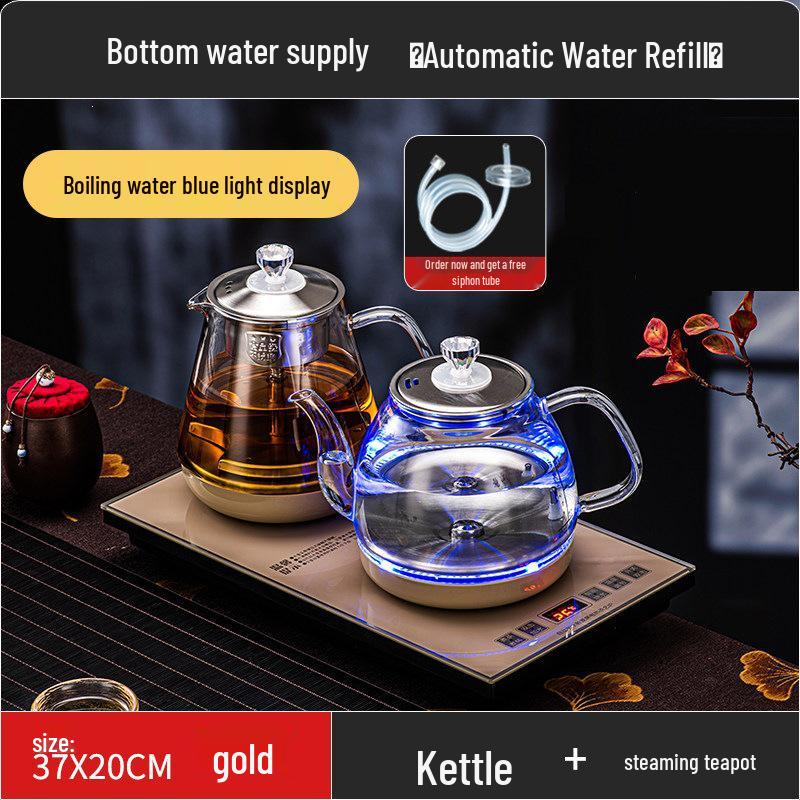 Smart Auto-Fill Glass Tea Brewer with Integrated Boiler