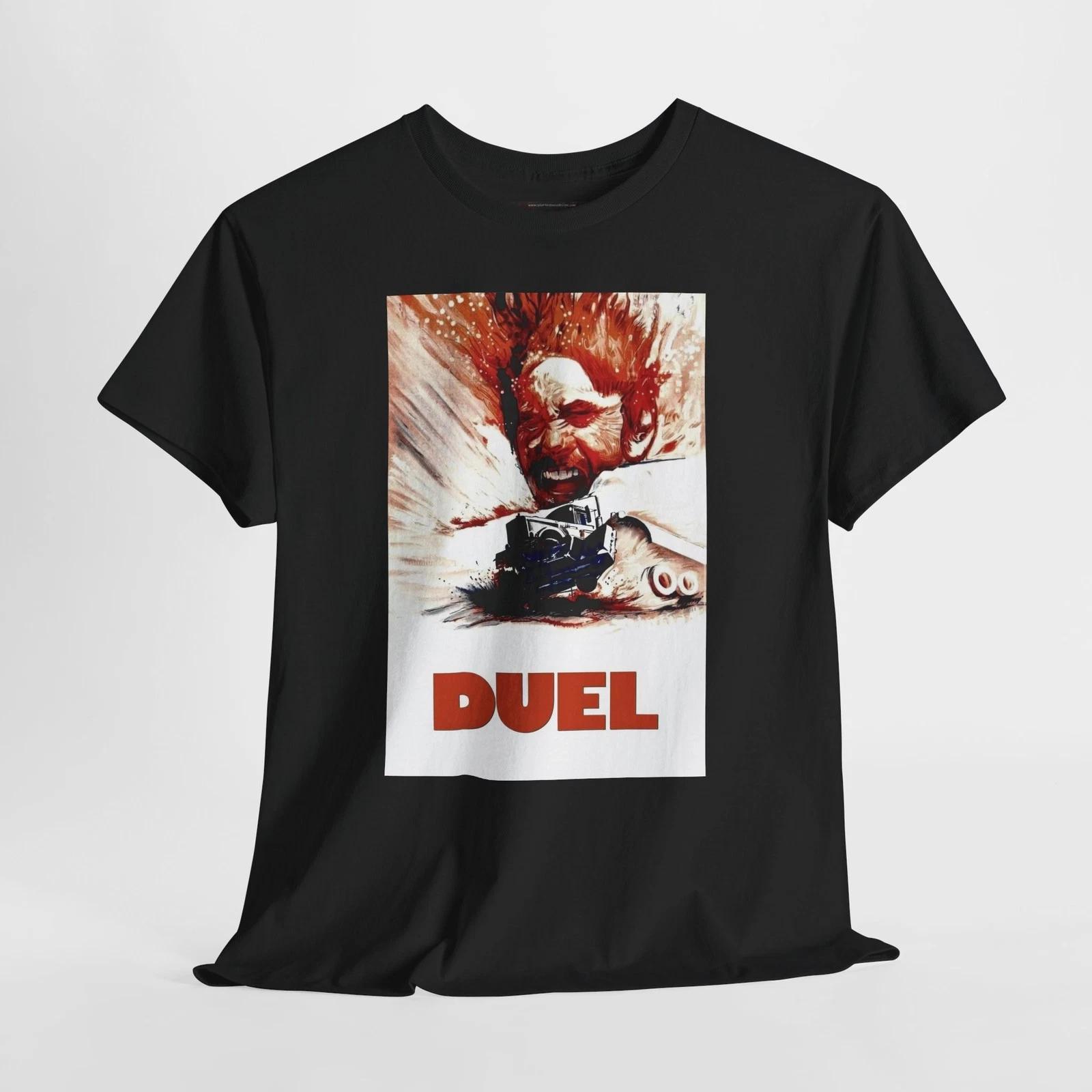 

Duel 1971 Retro Movie Poster Horror Unisex Graphic T-Shirt 4XL