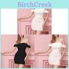 Femme Elegant Sheer Mesh Dress With Off Shoulder Neckline For Spring Parties