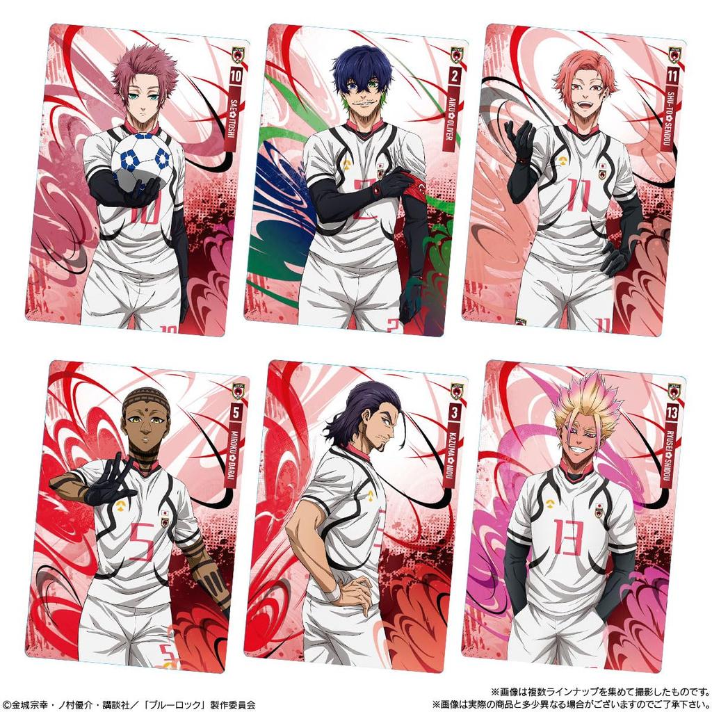 BANDAI Blue Rock Wafers 5 Caramel Cream Flavor Wafers Set of lineup has been (Candy Toy) [Box 20] Some updated.