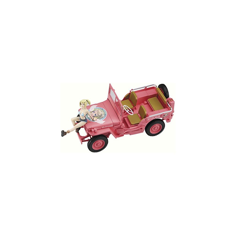 

Hasegawa 1/24 Wild Tamago Girls No.1 1/4 Ton 4x4 Truck Amy McDonnell with Figure Plastic Model SP356