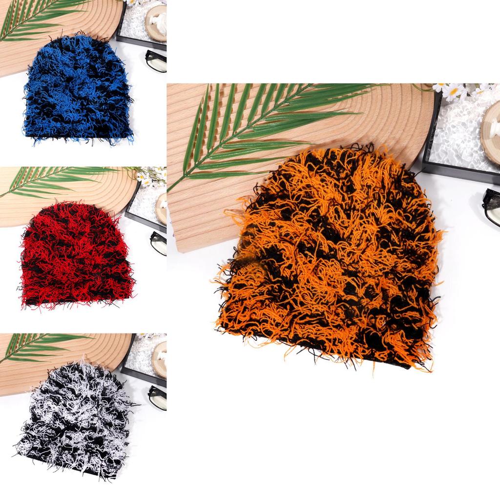 Street Fashion Short Knit Cap With Acrylic Material For Casual Winter Wear