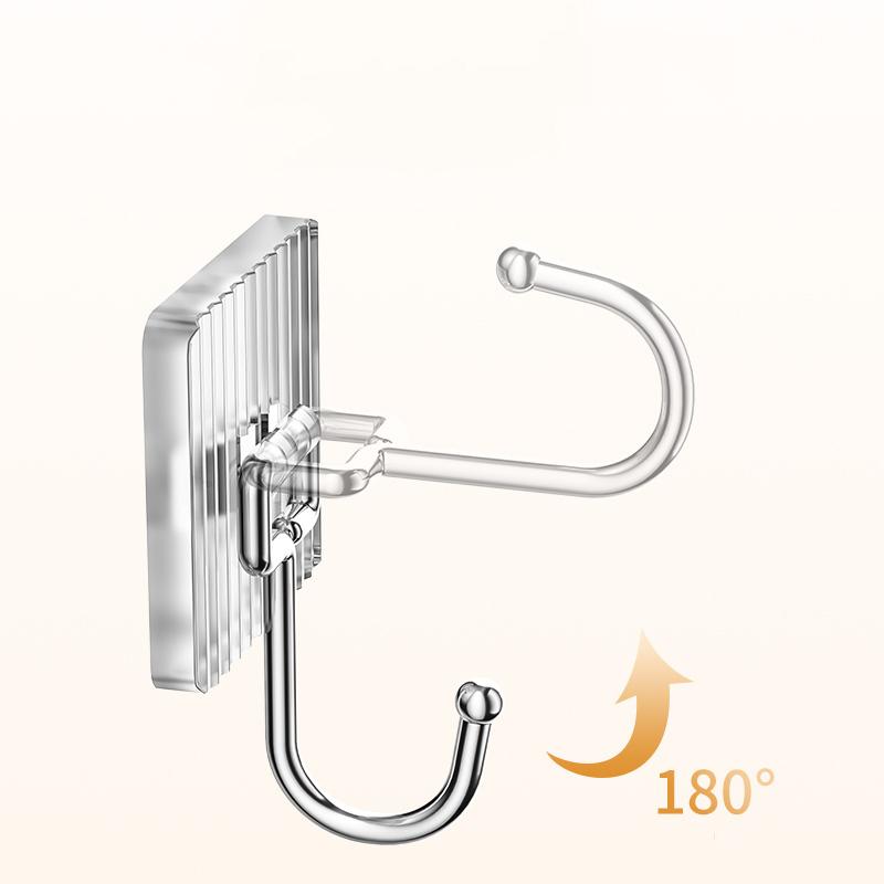 Self-Adhesive Wall Hooks Acrylic Bathroom Hooks for Hanging Waterproof Light Luxury Acrylic Hook, No Punching,Bathroom Towel, Bathroom Clothes Hook