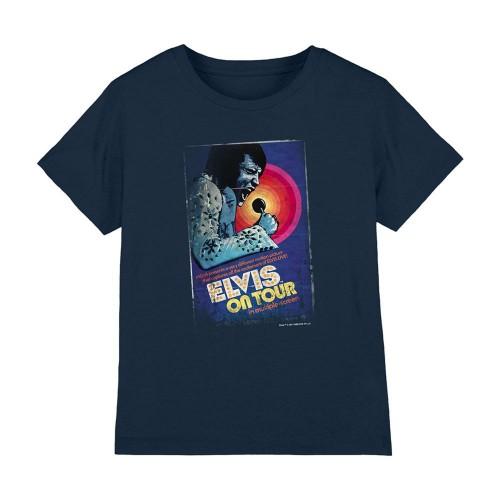 Elvis Presley Childrens/Kids Tour Poster T-Shirt