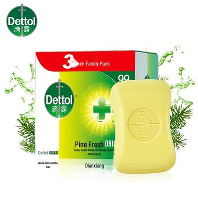 Dettol Healthy Pine Fresh Bar Soap, 6-Pack