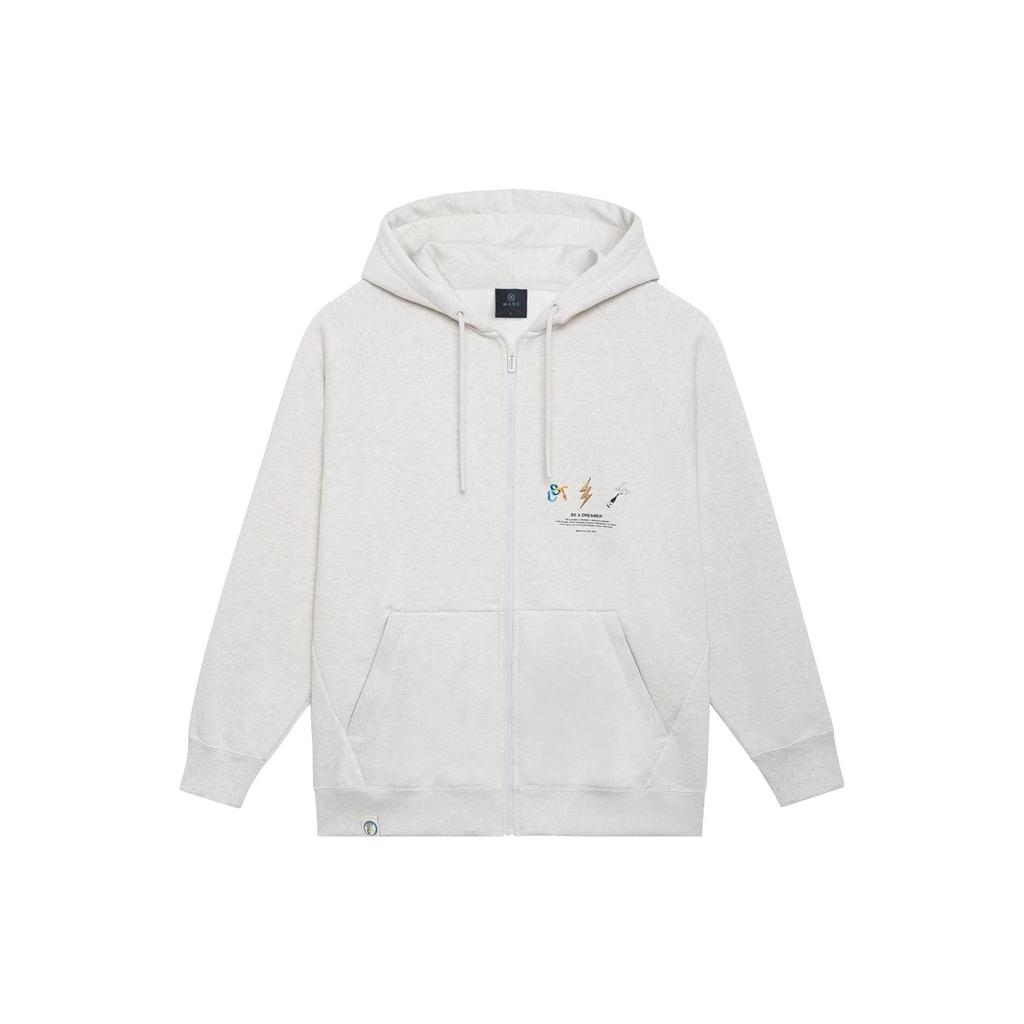 Li Ning Sweatshirts Unisex Gray Hooded Moderate Other AWDSI35-2