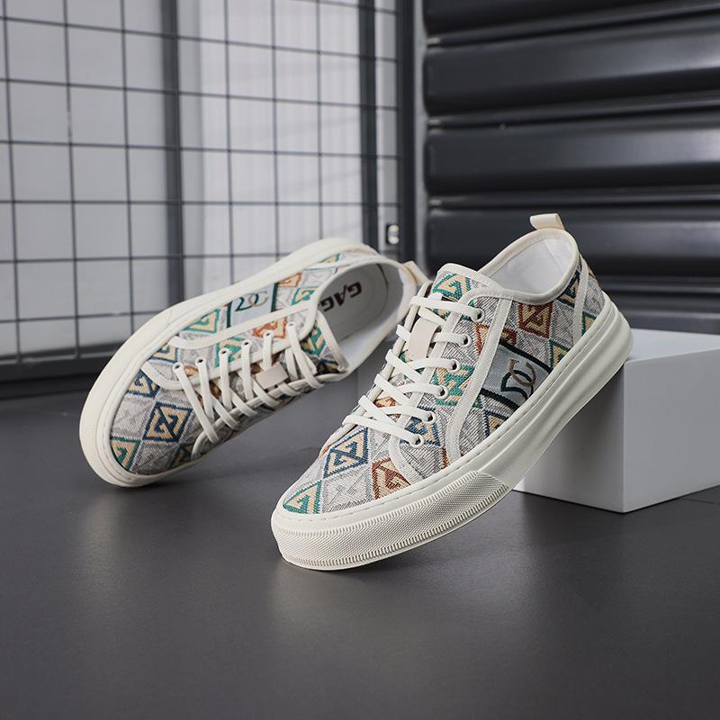 Summer Old Cloth Shoes, Beijing Sail, Breathable Camouflage, Knitted Comfortable Driving Shoes