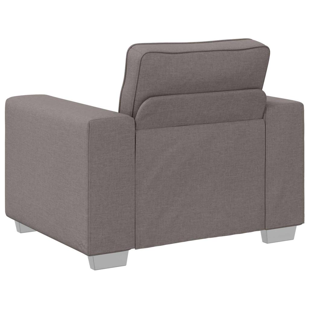 3 Piece Sofa Set In Taupe 219 X 80 X 82 Cm Linen Blend Fabric