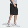 Adidas Logo Solid Color Comfortable Sun Protection Casual Shorts Men Shorts Black JL6053