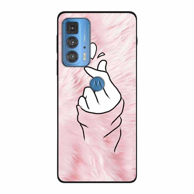 Dla Motorola Moto Edge 20 Pro Lite 5G Case odporny na wstrząsy miękki silikon TPU tylna pokrywa dla Moto Edge20 Fusion Pro etui na telefony śliczne