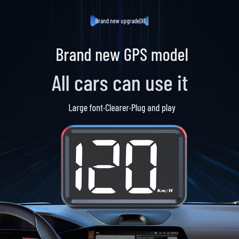 Smart HUD Multifunctional Car Speedometer with High-Definition Beidou GPS Display