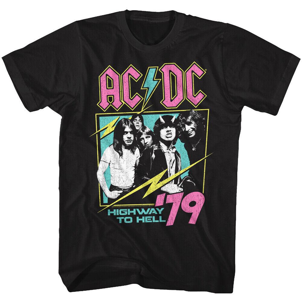 ACDC Neon Pink HighwayTo Hell 79 Men s T Shirt Unisex T-Shirt XXXXL