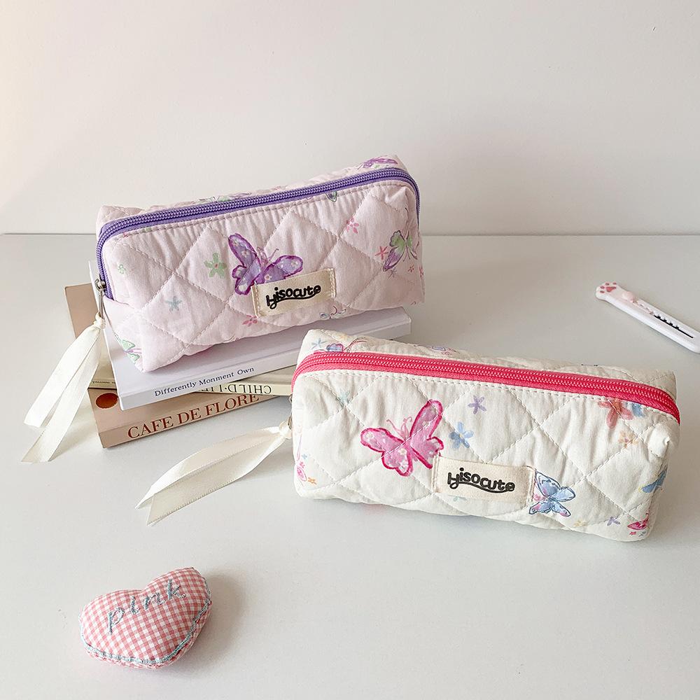Desktop Storage Korean Style Pencil Case Large Capacity Ins Pencil Pouch  Office