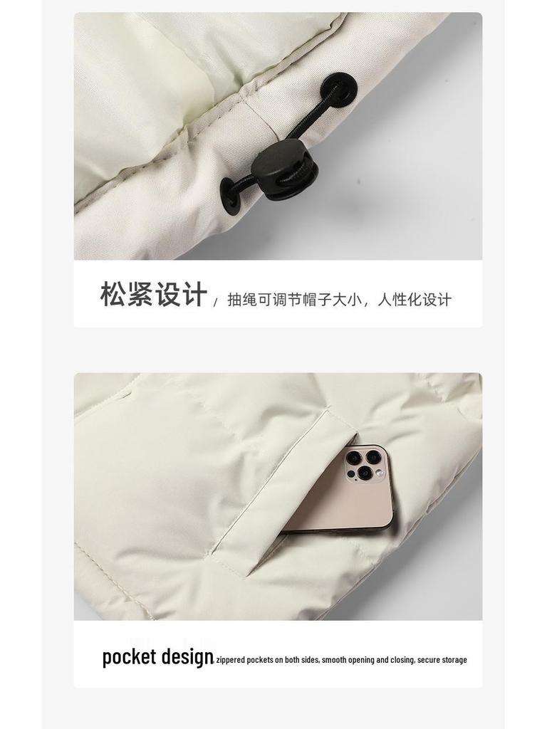 Men's Autumn/Winter Cross-Collar Thick Cotton Down Vest - Warm, Sleeveless, Hot Seller