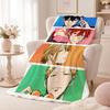 Romance Anime G-GivenS Throw Summer Flannel Throw Blanket Soft Antistatic Washable KidFriendly Couch Bed