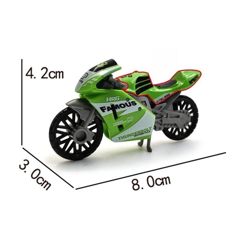 1PC simulación coche de carreras de moto aleación modelo de coche juguete para niños clip máquina de muñecas coche de juguete adorno llavero