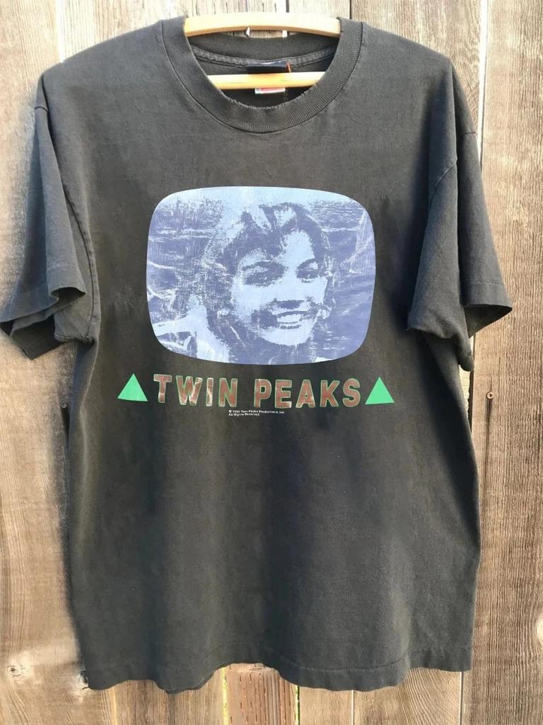 1990s Twin Peaks Vintage Shirt, Heavy Cotton Tee Reprint Men Women S-5XL
