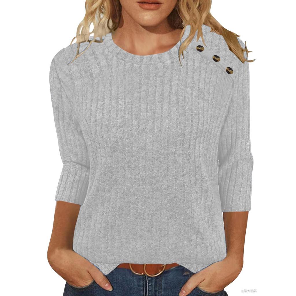 Ladies  And Winter Lazy  Loose And Comfortable Pullover Top
