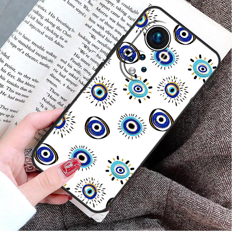 Evil Eye Lucky Eye Blue Case For Honor Magic 8 6 7 Lite Honor 400 200 Pro 50 70 90 X8c X8b X9a X9c X9b X9d Win Cover