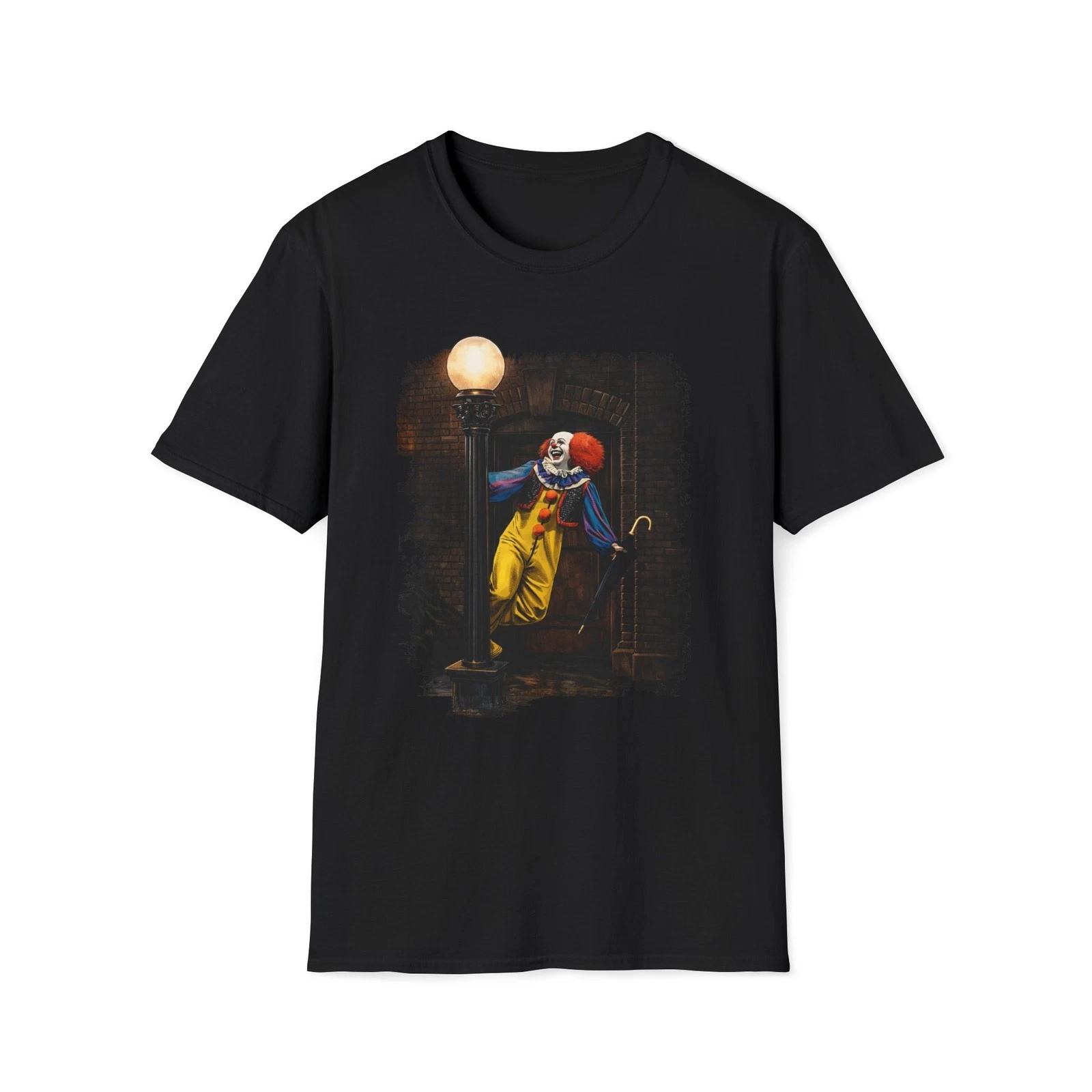 Pennywise Mary Poppins Parody T-Shirt – Horror Comedy Mashup Tee XXXL
