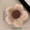Plush Flower Hair Claw Large Shark Clip Simple Barrettes Crab Hair Clips Hairgrips Autumn Winter Hair Accessories
