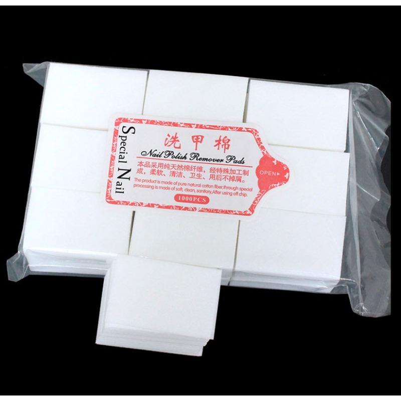 

Nail nail washing cotton piece hard lint-free cotton nail shop special tool disposable nail surface scrubbing cotton piece 400pcs